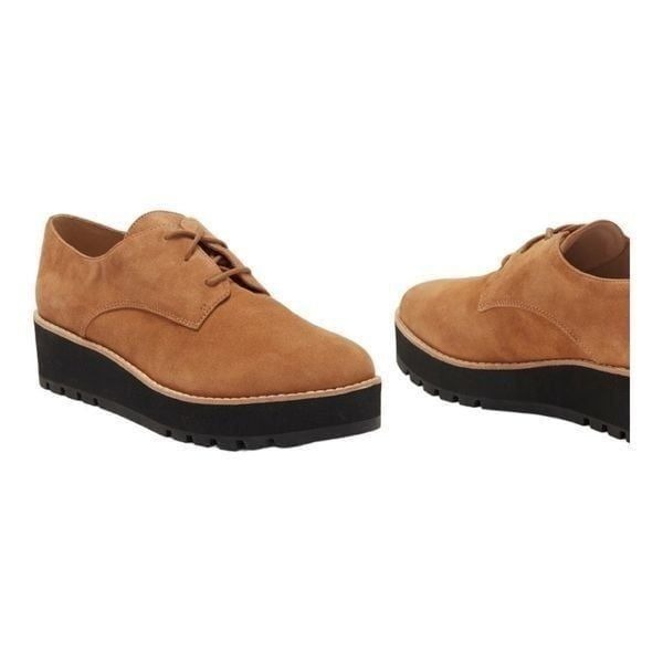 Eileen Fisher Eddy Suede wedge loafer size 8 NWB