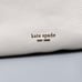 Chic Kate Spade White & Tan Pebbled Leather Shoulder Bag