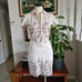 Jofit beige floral preppy demure feminine golf tennis shirt and skort set