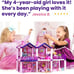 Dollhouse with 2 Princesses, 4 Unicorns, Dog, Furniture and Accessories( New)