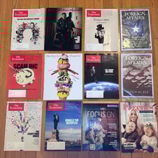 Lot Of 12 Magazines The Economist 2024 Magazines Foreign Affairs The New York Ti