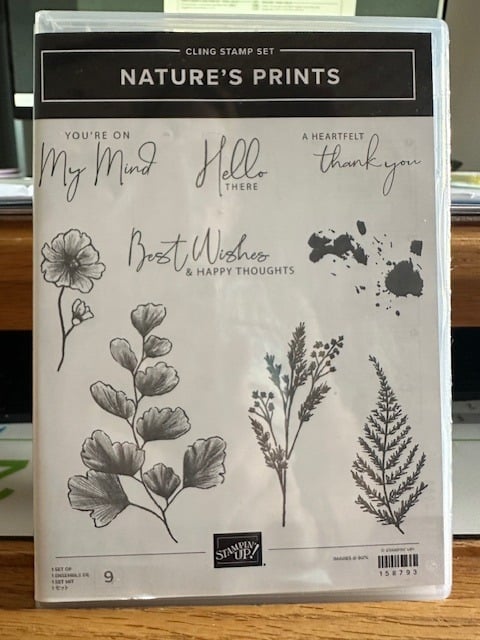 StampinUP Nature's Prints Stamp Set & Dies