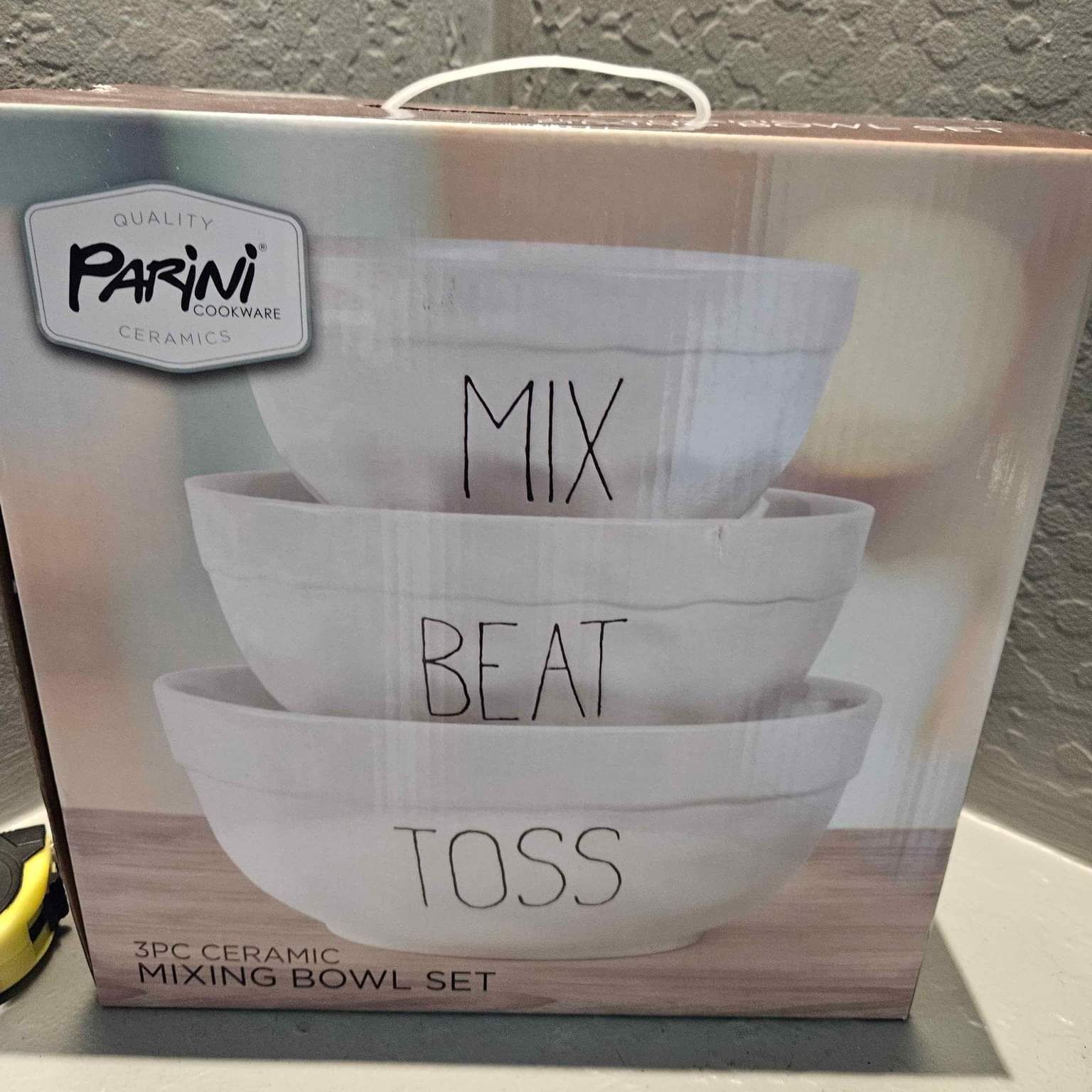 Parini 3 Piece Ceramic Mixing Bowls