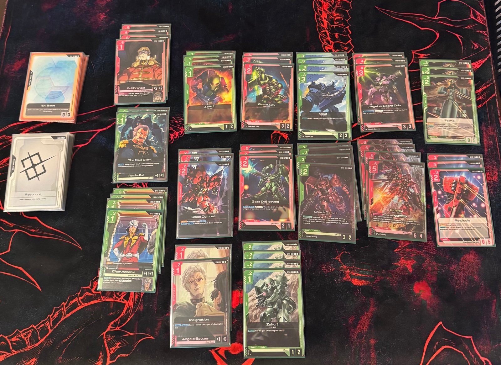 Gundam TCG ST-03 Modified Competitive Deck