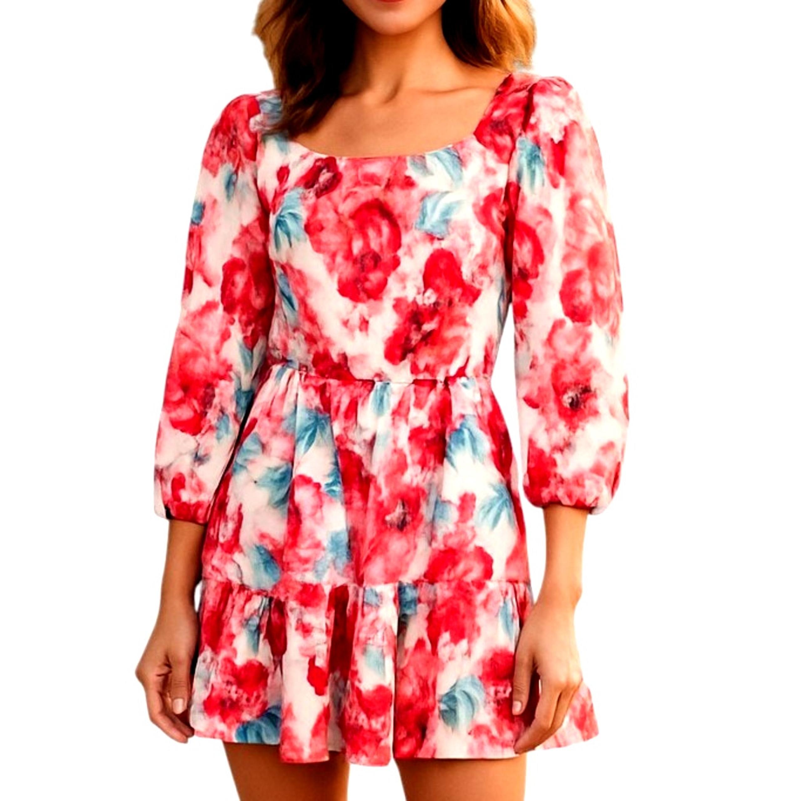 Flying Tomato Large Women's Jumpsuit Romper Shorts Sleeve BOHO Miss Size 10 12 L