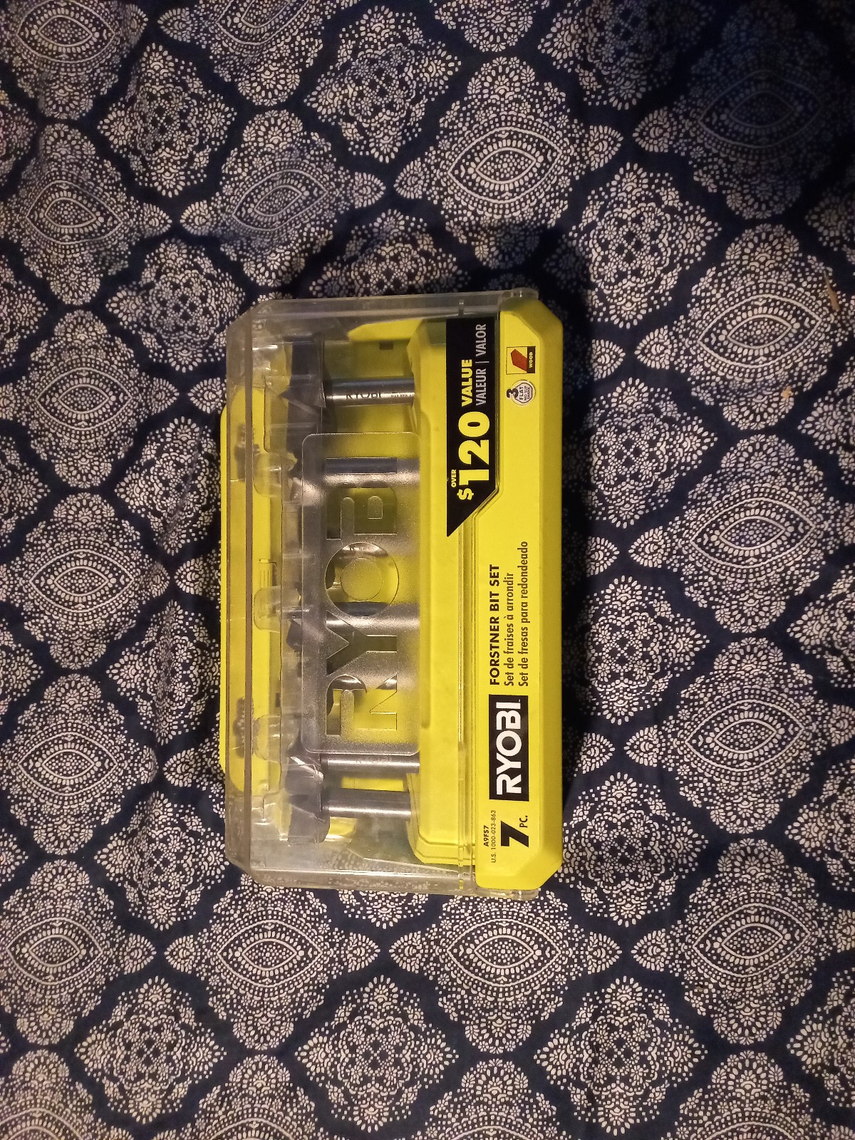 Ryobi forstner bit set