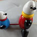 Set of 4 Vintage Brio pull/push toys