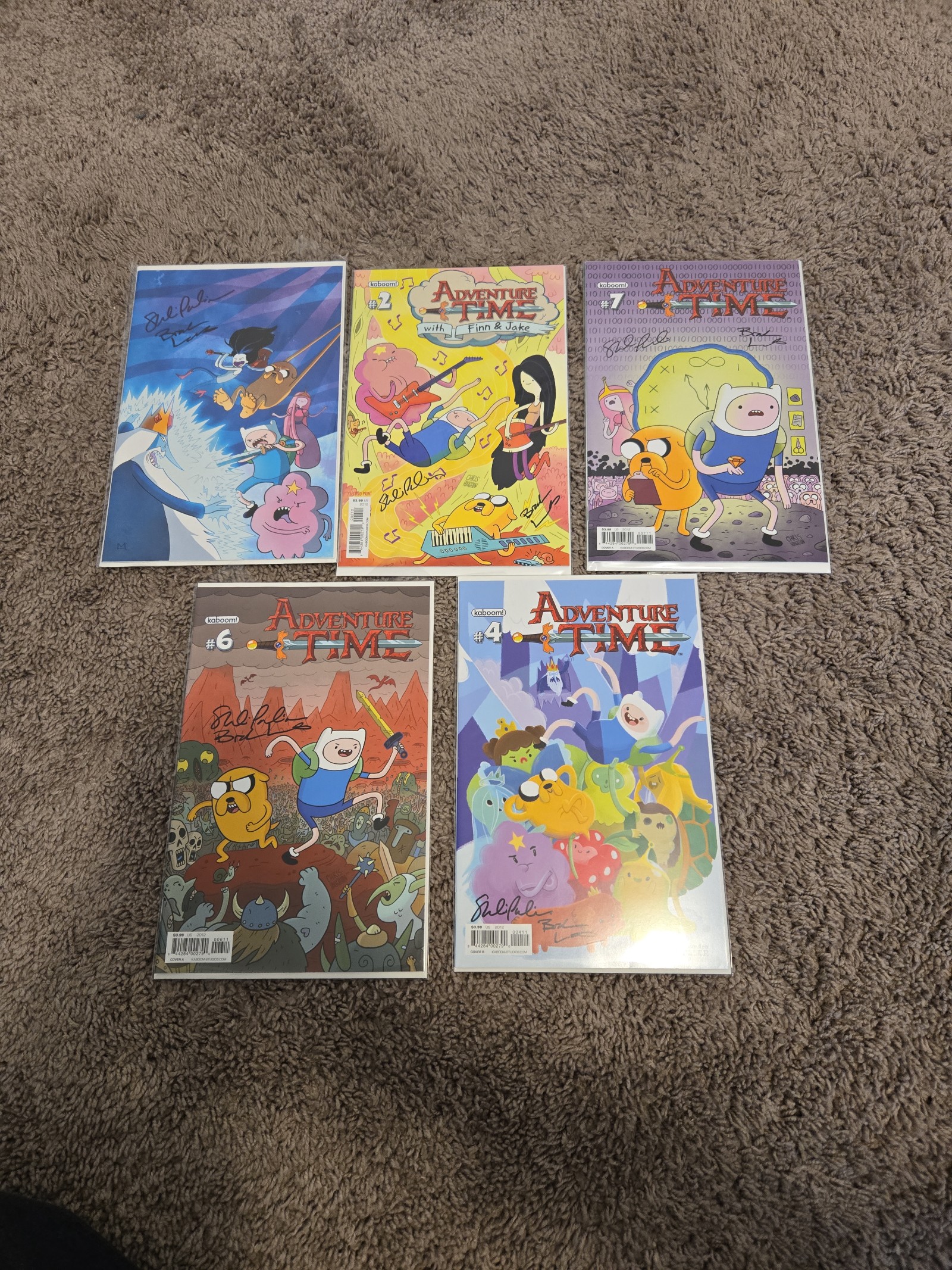Signed Adventure Time comic