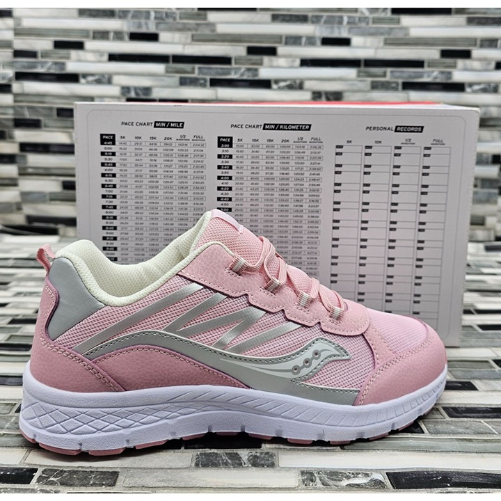 Saucony Dash Blush Pink Silver Girl's Shoes Size 7