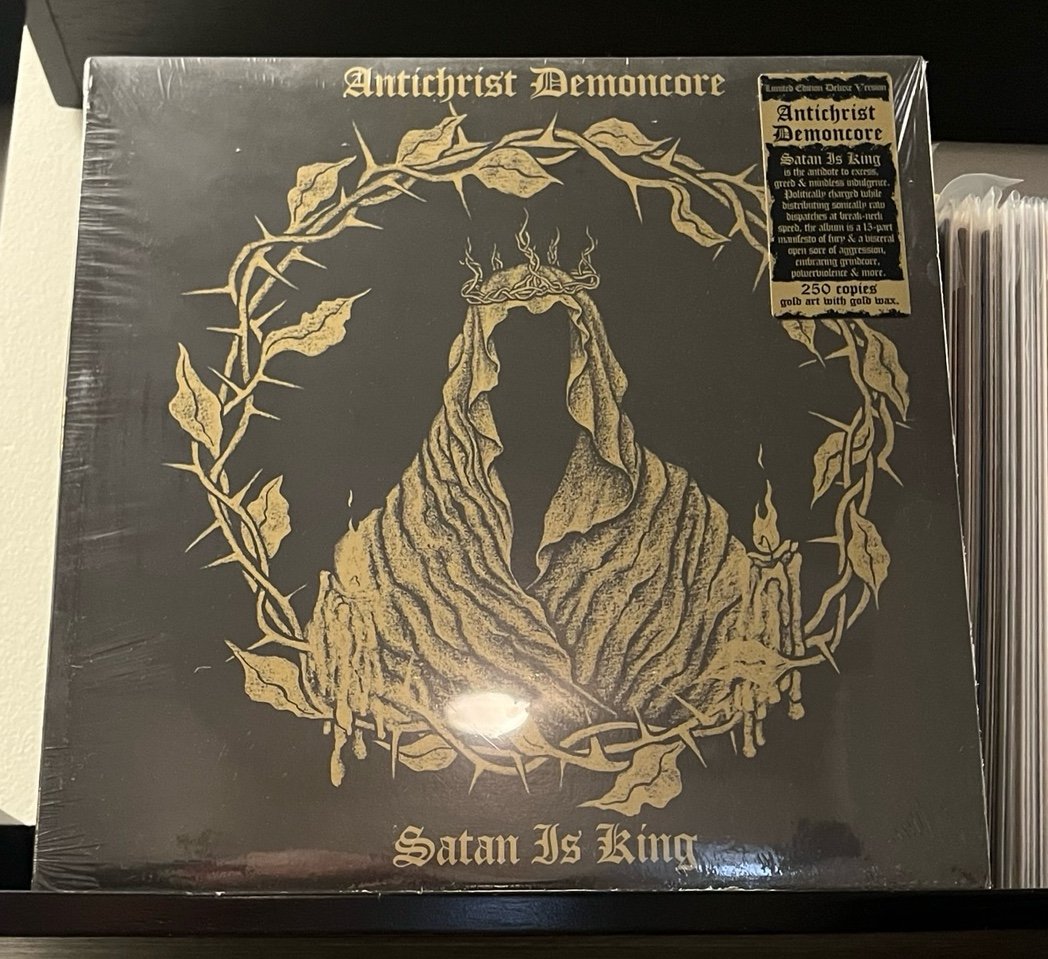 ACxDC Satan Is King LP Gold Vinyl