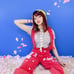 Lazy Oaf Frilly Heart Corduroy Suspender Dungaree Trouser Pants