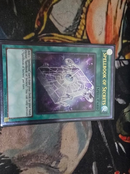 yugioh cards Spellbook of secrets 1st ed set of 3