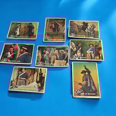 Walt Disney Set 8 Topps Cards Zorro #19 Zorros Prisoner #35 Bombarding Soldiers