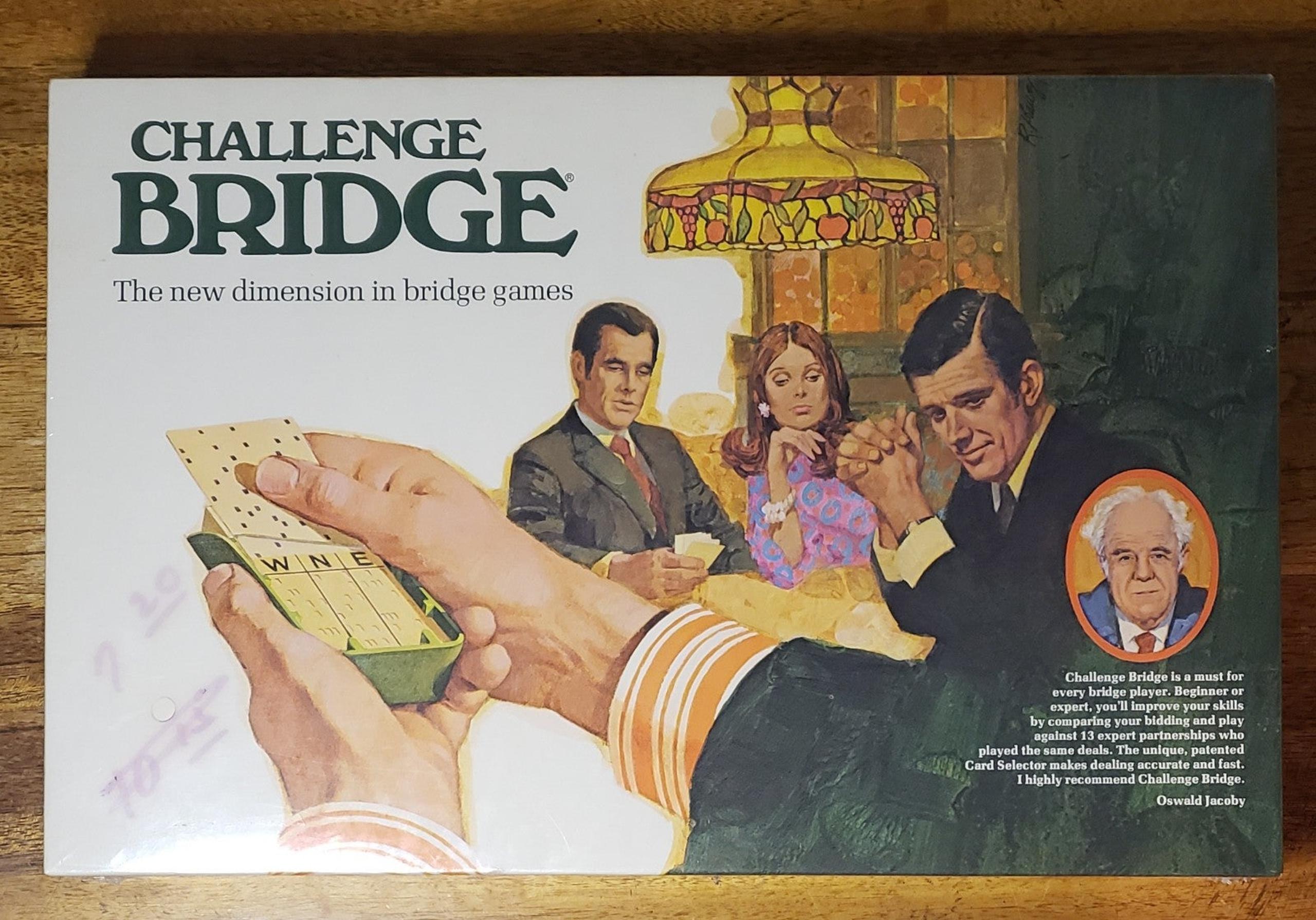 Challenge Bridge 3M Bookshelf Card / Board Game Classic Vintage 1972 NEW/SEALED