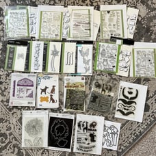 Huge Lot Of Stamps and Dies From Some of Your Favorite Companies