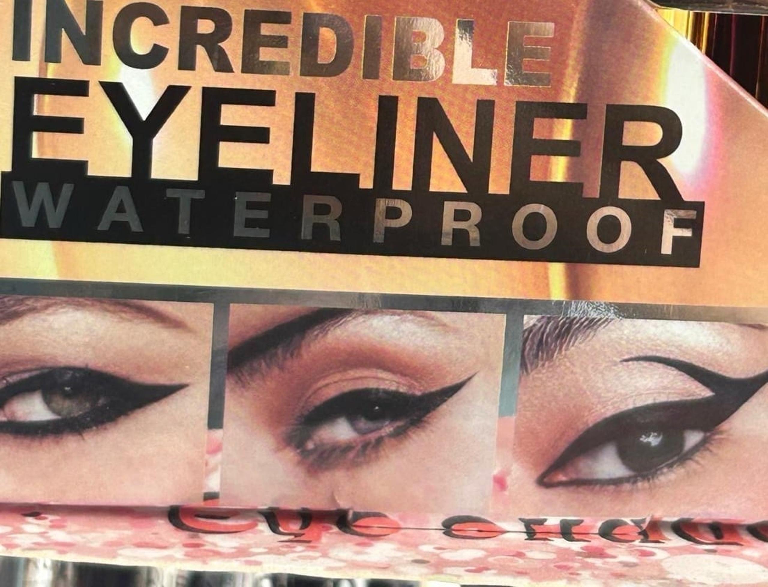 2x Long Lasting Black Eyeliner