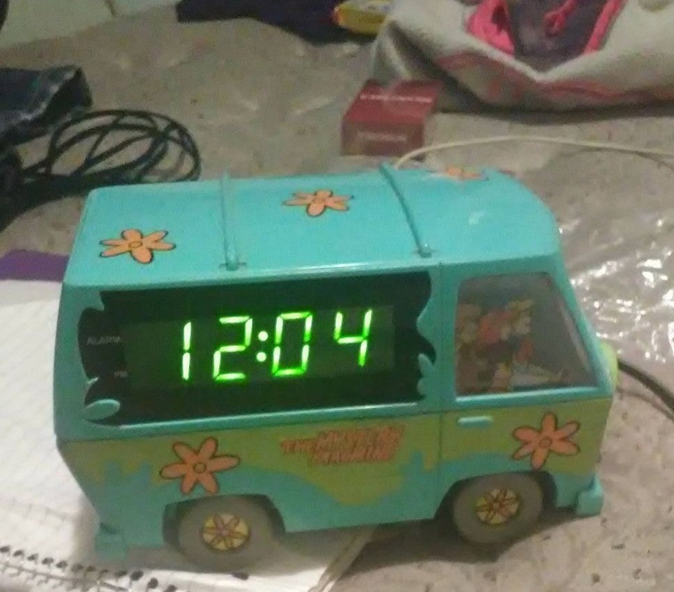Vintage Mystery Machine Alarm Clock