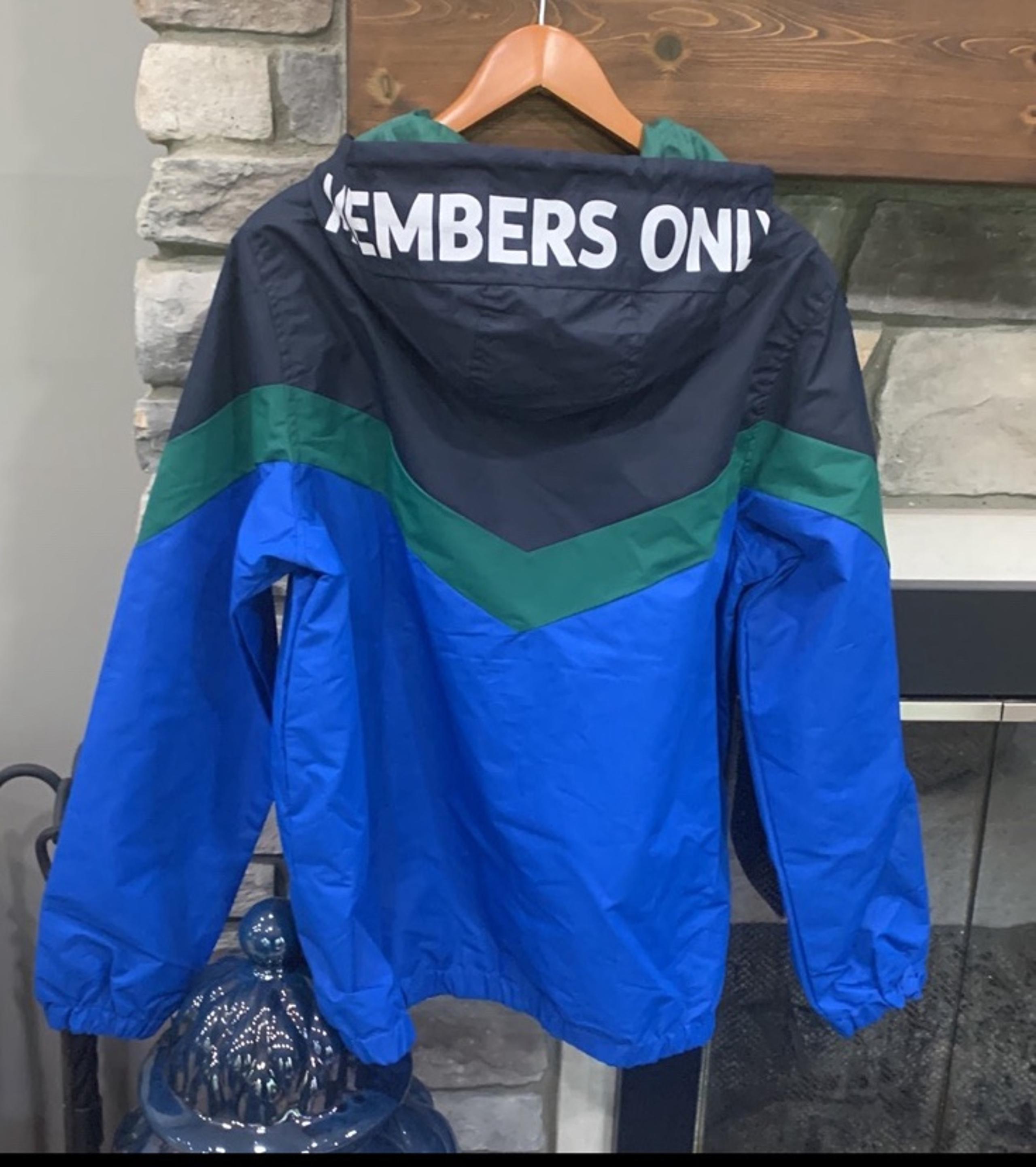Mens Windbreaker Members Only L
