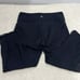 Lululemon Black Twist and Train Crop Leggings w/Lace Detail Women's Size 6