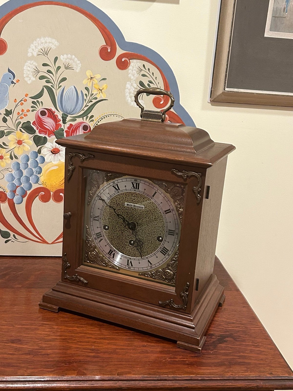 Vintage Seth Thomas Legacy 3W Mantel Clock - Perfect Working Condition