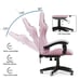PU Leather Office Desk Chair with Headrest and Lumbar Support