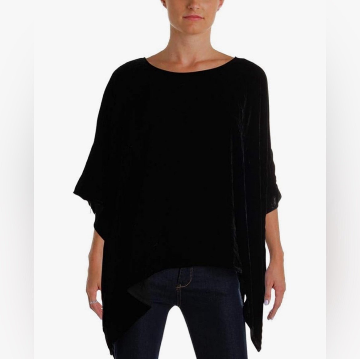 Anne Klein Velvet Poncho/Cape