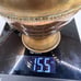 Vintage Brass & Copper Water Pitcher Urn Vase French Style Floral Vine Repoussé