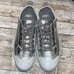 UGG silver metallic sneakers size US 9 EU 40