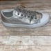 UGG silver metallic sneakers size US 9 EU 40