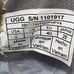 UGG silver metallic sneakers size US 9 EU 40