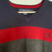 Mens Polo V Neck Color Block XL Sweater