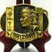 Arizona Land of Indian History Solid Brass Vintage Belt Buckle