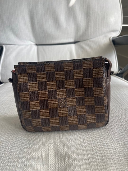 Louis Vuitton Damier Ebene Trousseau Makeup Pochette