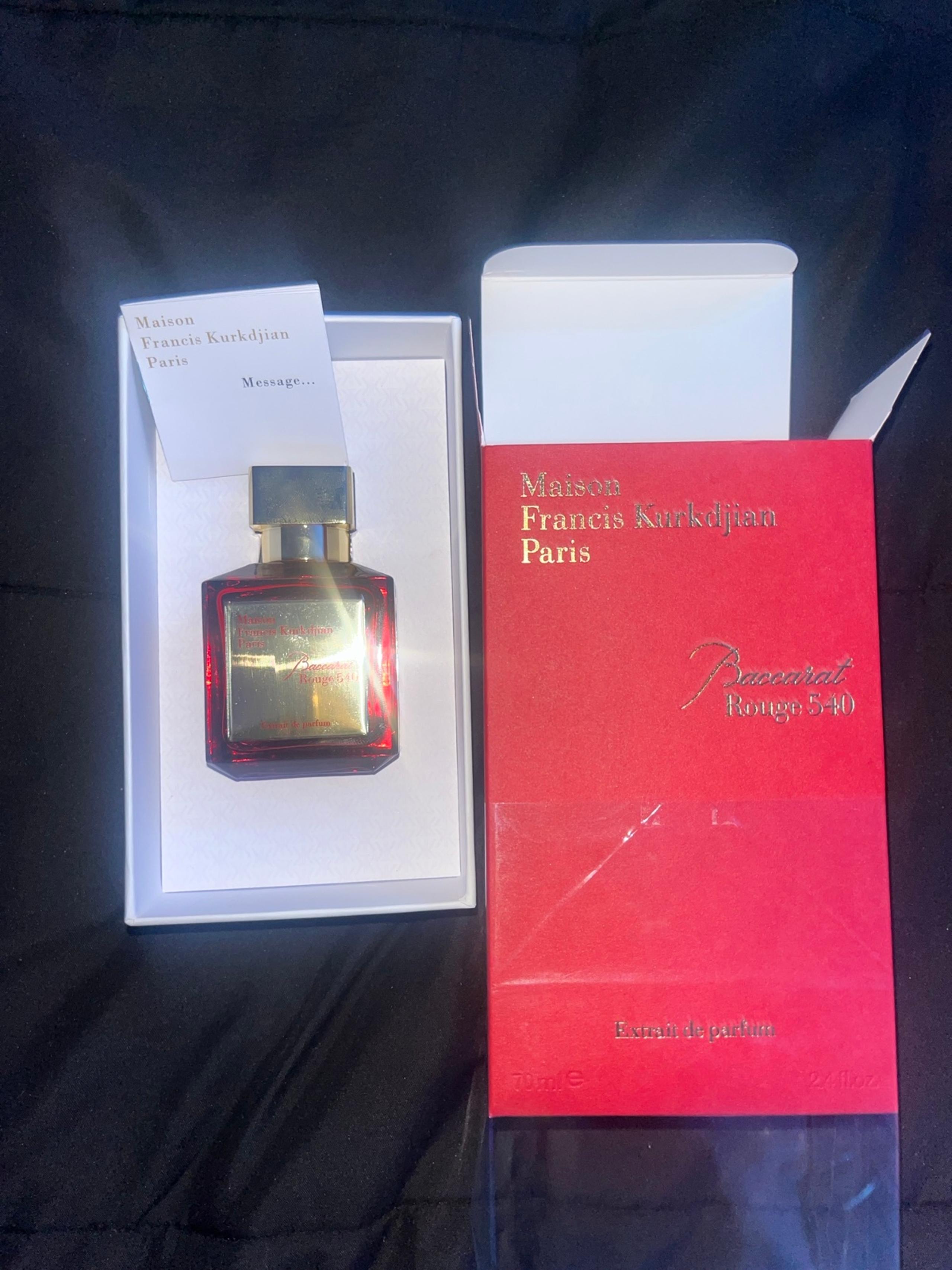 Baccarat rouge 540