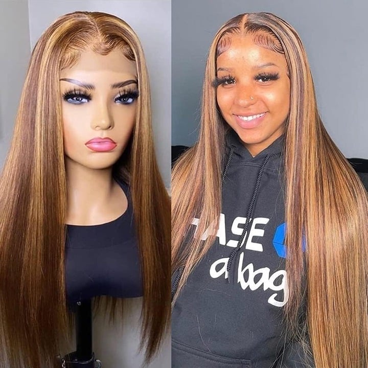 human hair lace front wig