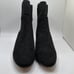 CUSHIONAIRE Women's block heel stretch boot with Memory Foam Padding 7.5 WIDE BL
