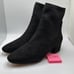 CUSHIONAIRE Women's block heel stretch boot with Memory Foam Padding 7.5 WIDE BL