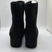 CUSHIONAIRE Women's block heel stretch boot with Memory Foam Padding 7.5 WIDE BL