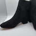 CUSHIONAIRE Women's block heel stretch boot with Memory Foam Padding 7.5 WIDE BL