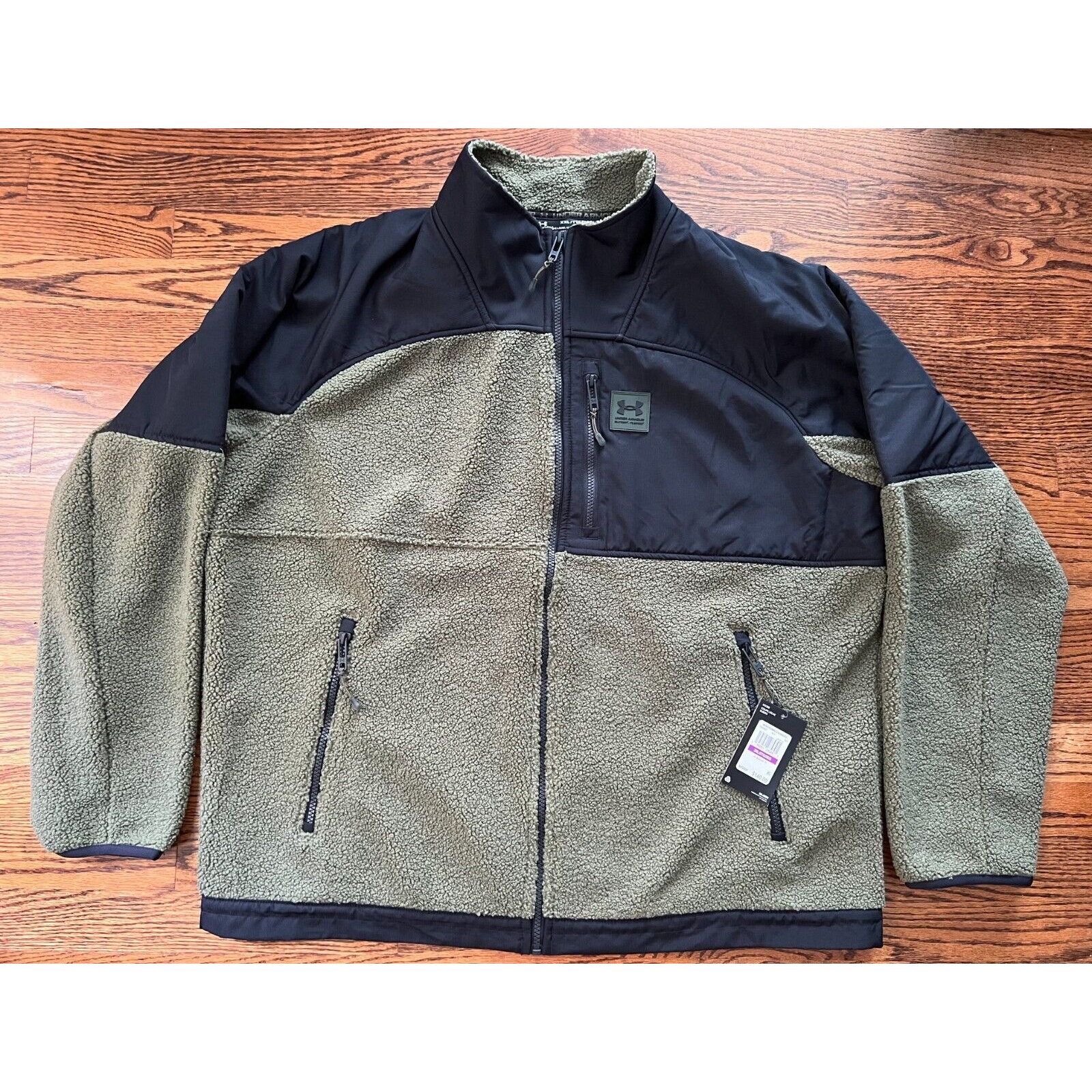 Under Armour Men Mission Boucle Swacket Green/Blk 1366091-390 Size 2XL NWT 140