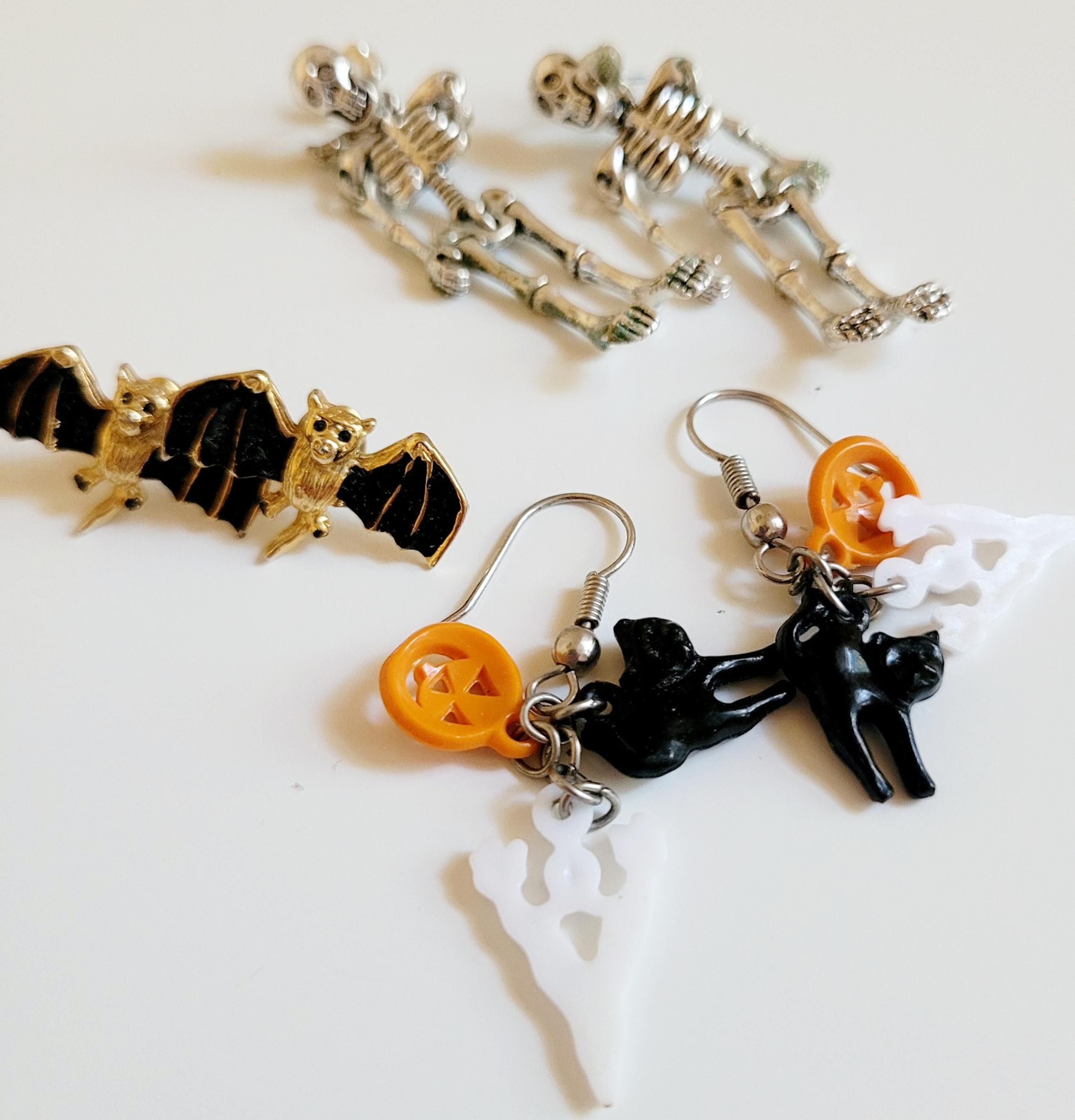 Halloween Themed Earrings Lot