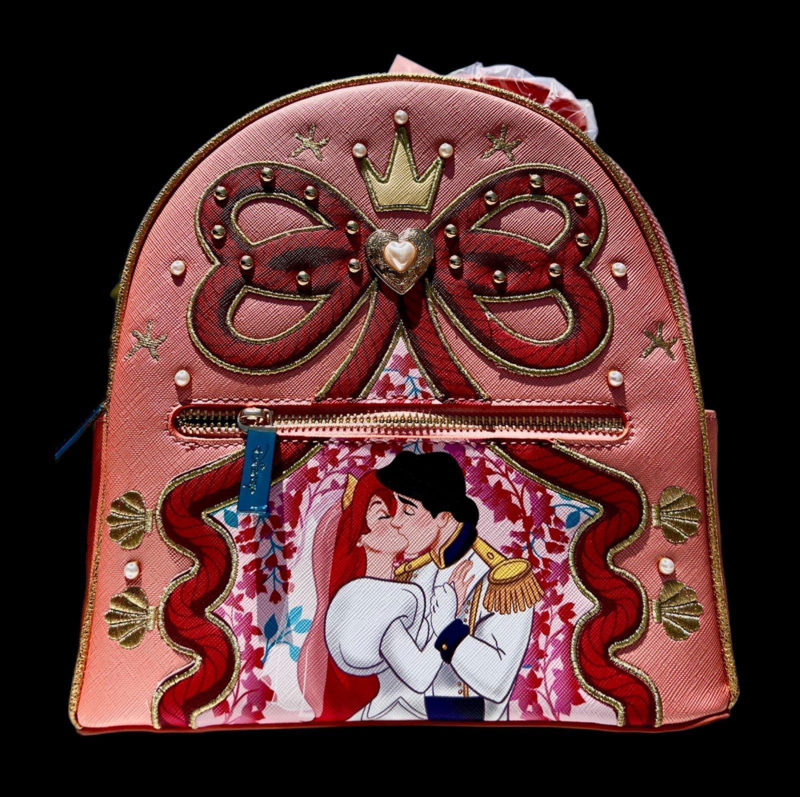 Danielle Nicole Ariel and Eric Wedding mini backpack
