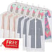 (24-PK) Dress Bag, Garment Bag, Zippered, 24 x 53\