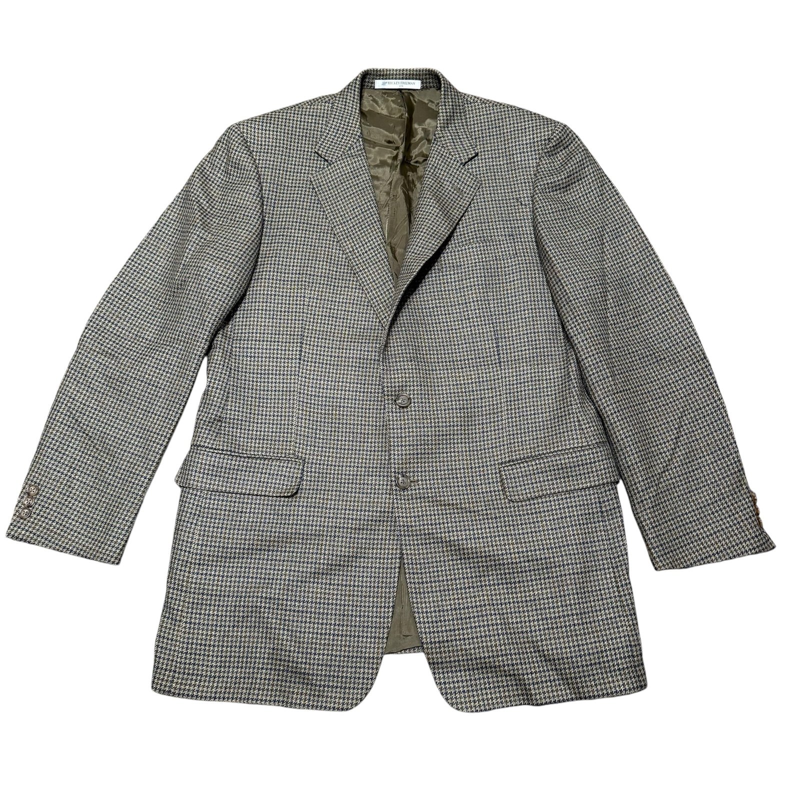 Hickey-Freeman Canterbury 100% Lambs Wool Blazer Sports Jacket Vtg Union Made