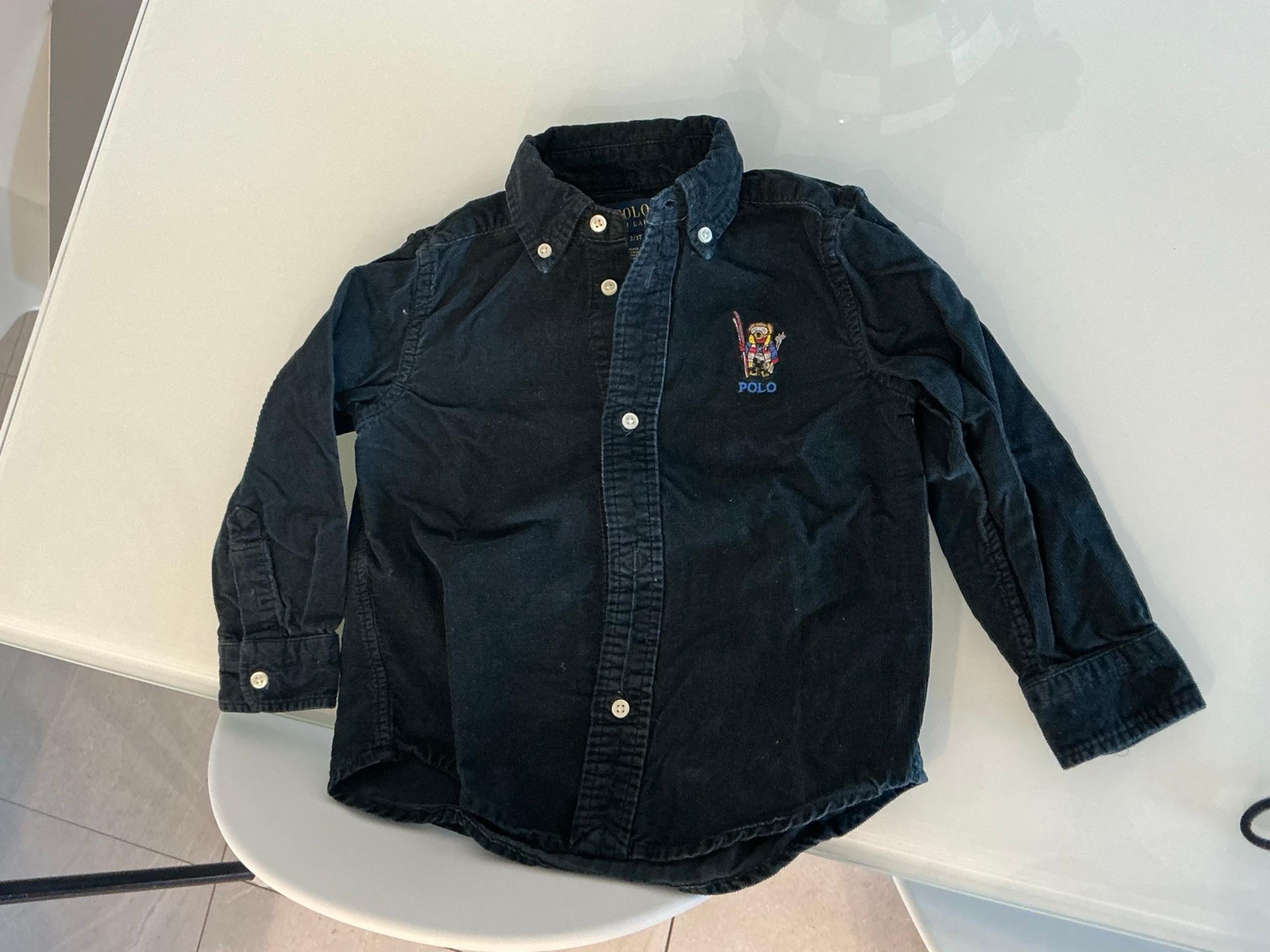 Polo Ralph Lauren navy corduroy shirt size 3T
