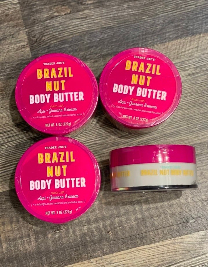 (LOT OF 4) Trader Joe's Brazil Nut Body Butter - NEW