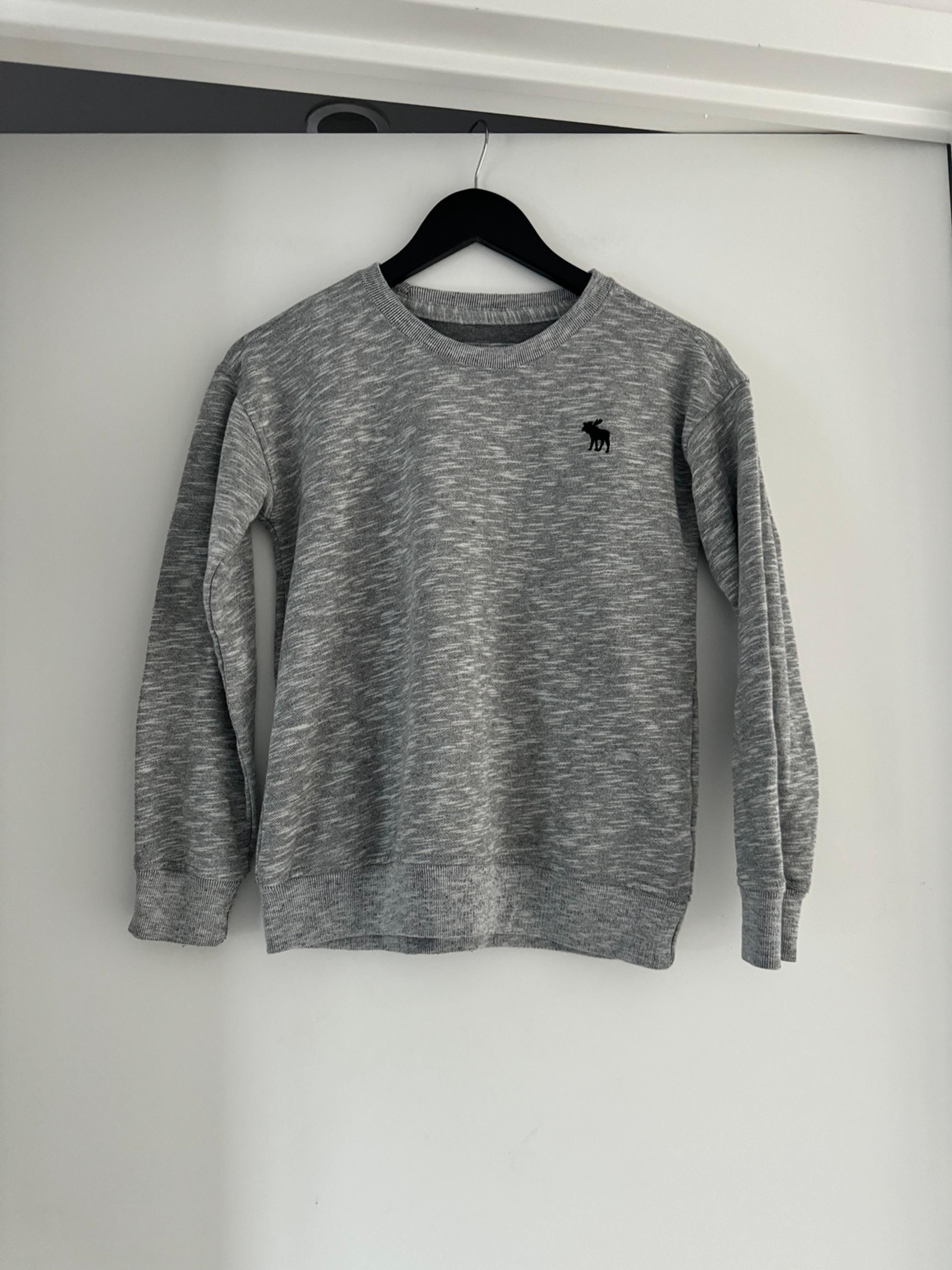 Grey Crewneck Sweatshirt - abercrombie kids