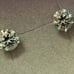 Certified GRA Blue Green Round Brilliant Martini VVS1 D Moissanite 2 cttw. Studs