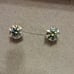 Certified GRA Blue Green Round Brilliant Martini VVS1 D Moissanite 2 cttw. Studs