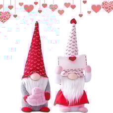 Valentines Day Decor Gnomes Plush Decorations 2Pcs